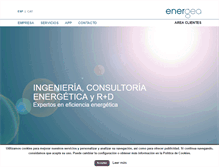 Tablet Screenshot of 3e-energea.com